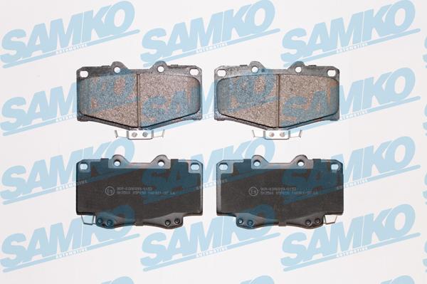 Samko 5SP058 - Гальмівні колодки, дискові гальма autozip.com.ua