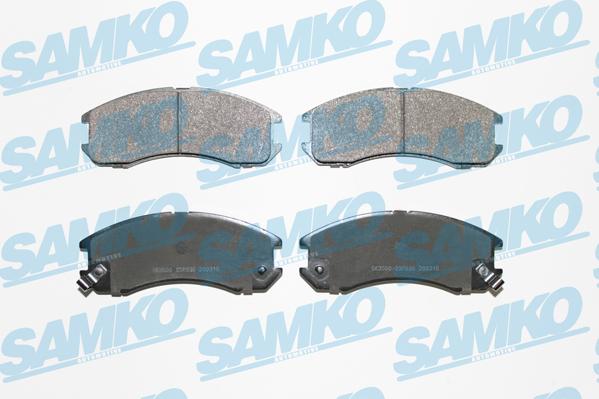 Samko 5SP036 - Гальмівні колодки, дискові гальма autozip.com.ua