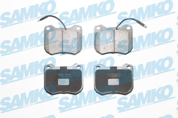 Samko 5SP146 - Гальмівні колодки, дискові гальма autozip.com.ua