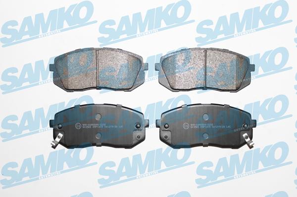 Samko 5SP1415 - Гальмівні колодки, дискові гальма autozip.com.ua