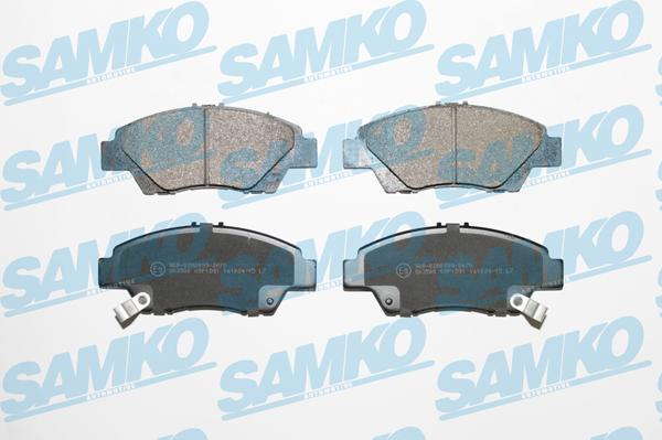 Samko 5SP1591 - Гальмівні колодки, дискові гальма autozip.com.ua