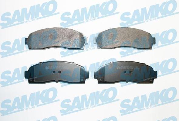 Samko 5SP1542 - Гальмівні колодки, дискові гальма autozip.com.ua