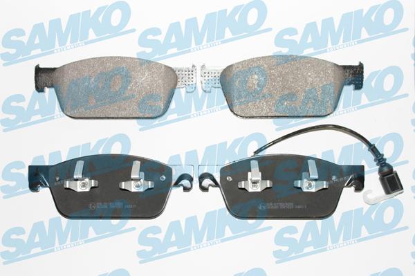 Samko 5SP1551 - Гальмівні колодки, дискові гальма autozip.com.ua