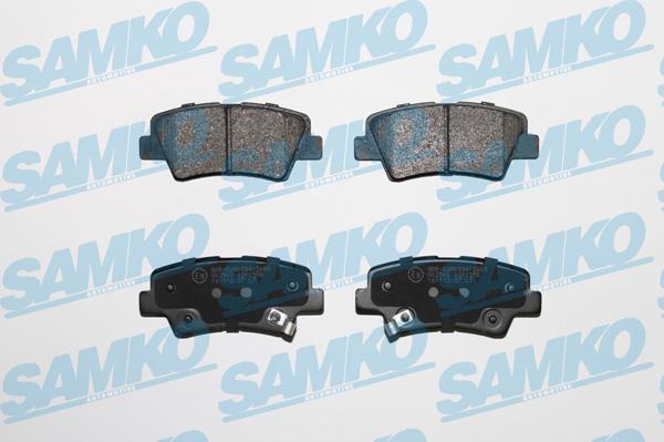 Samko 5SP1558 - Гальмівні колодки, дискові гальма autozip.com.ua