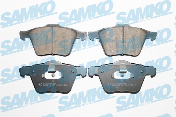Samko 5SP1507 - Гальмівні колодки, дискові гальма autozip.com.ua