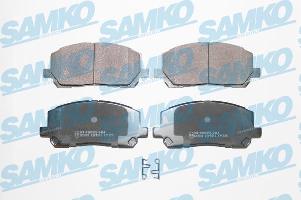 Samko 5SP1516 - Гальмівні колодки, дискові гальма autozip.com.ua