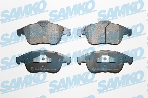Samko 5SP1534 - Гальмівні колодки, дискові гальма autozip.com.ua