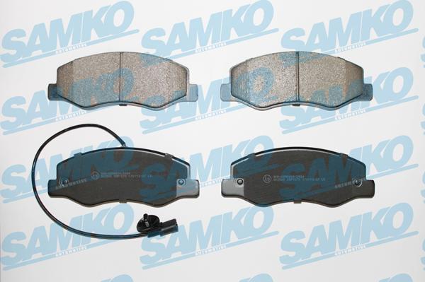 Samko 5SP1570 - Гальмівні колодки, дискові гальма autozip.com.ua