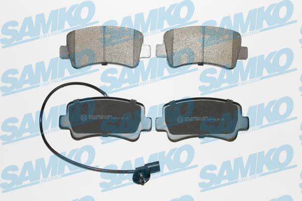 Samko 5SP1578 - Гальмівні колодки, дискові гальма autozip.com.ua