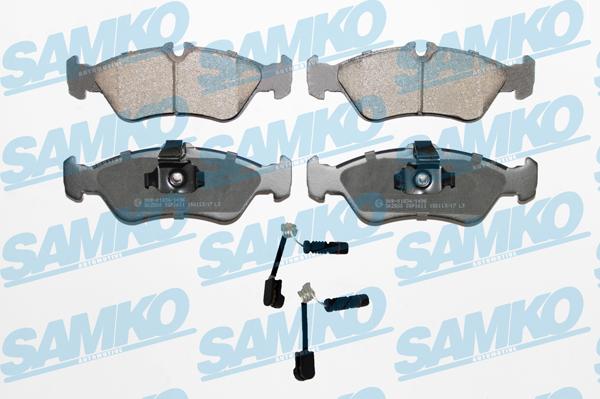 Samko 5SP1611A - Гальмівні колодки, дискові гальма autozip.com.ua