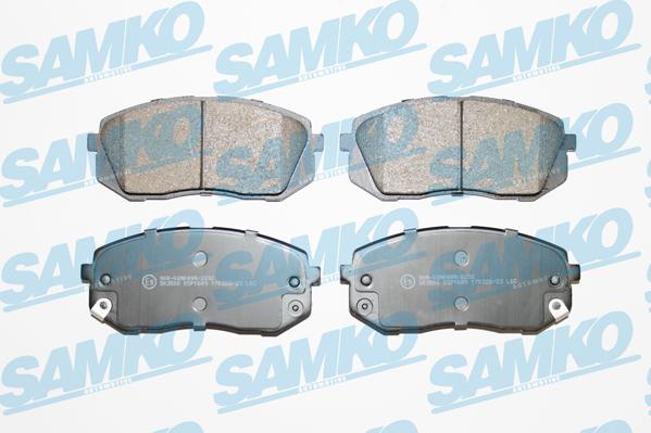 Samko 5SP1689 - Гальмівні колодки, дискові гальма autozip.com.ua