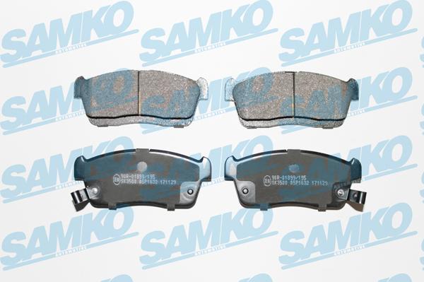 Samko 5SP1632 - Гальмівні колодки, дискові гальма autozip.com.ua