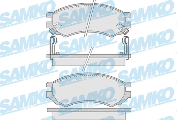 Samko 5SP1008 - Гальмівні колодки, дискові гальма autozip.com.ua