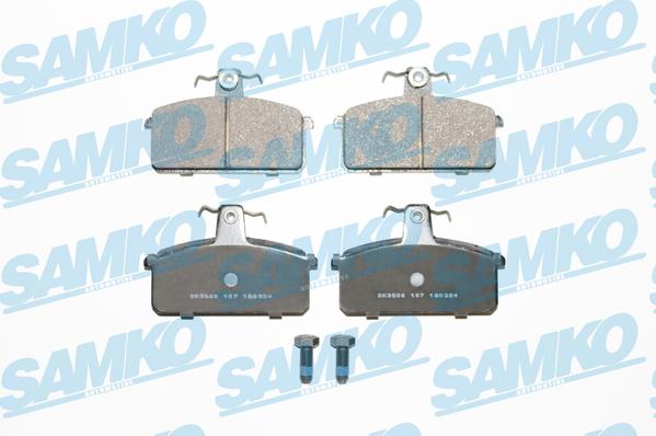Samko 5SP107 - Гальмівні колодки, дискові гальма autozip.com.ua