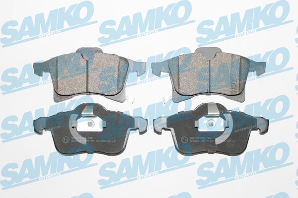 Samko 5SP1197 - Гальмівні колодки, дискові гальма autozip.com.ua
