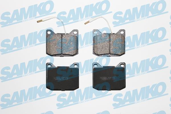 Samko 5SP118 - Гальмівні колодки, дискові гальма autozip.com.ua
