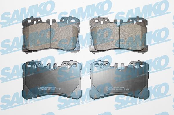 Samko 5SP1848 - Гальмівні колодки, дискові гальма autozip.com.ua