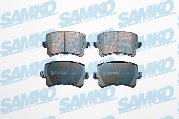 Samko 5SP1390 - Гальмівні колодки, дискові гальма autozip.com.ua