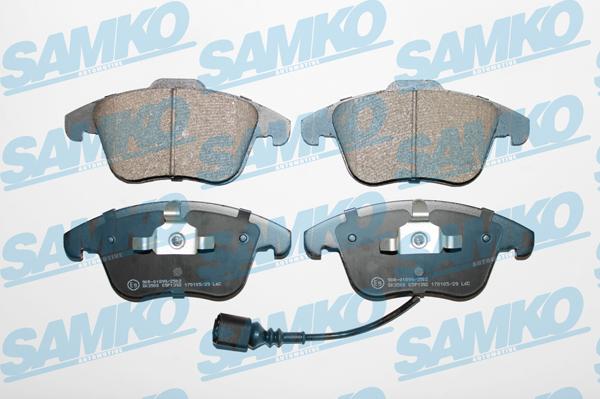 Samko 5SP1392 - Гальмівні колодки, дискові гальма autozip.com.ua