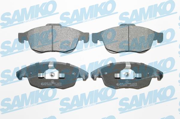Samko 5SP1351 - Гальмівні колодки, дискові гальма autozip.com.ua