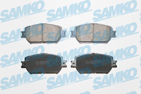 Samko 5SP1361 - Гальмівні колодки, дискові гальма autozip.com.ua