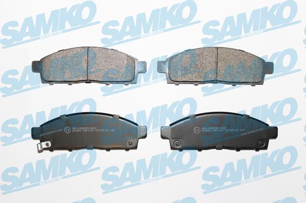 Samko 5SP1319 - Гальмівні колодки, дискові гальма autozip.com.ua