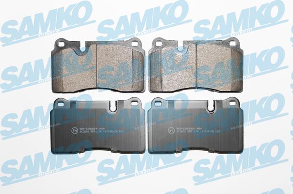 Samko 5SP1376 - Гальмівні колодки, дискові гальма autozip.com.ua