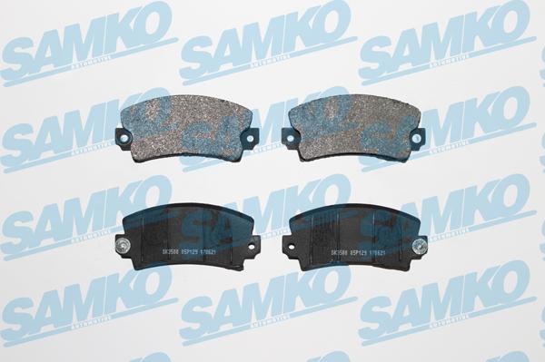 Samko 5SP129 - Гальмівні колодки, дискові гальма autozip.com.ua