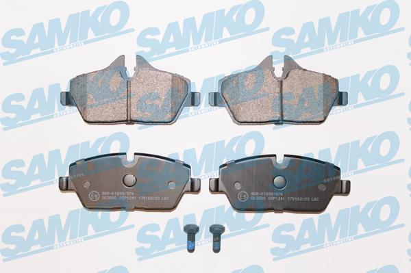 Samko 5SP1241 - Гальмівні колодки, дискові гальма autozip.com.ua