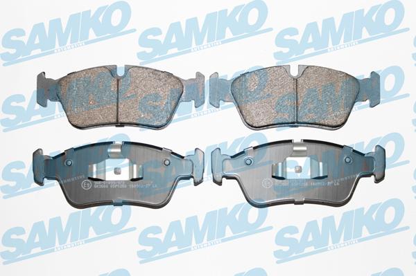 Samko 5SP1250 - Гальмівні колодки, дискові гальма autozip.com.ua