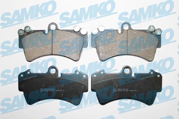 Samko 5SP1257 - Гальмівні колодки, дискові гальма autozip.com.ua