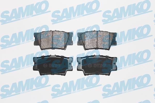 Samko 5SP1281 - Гальмівні колодки, дискові гальма autozip.com.ua
