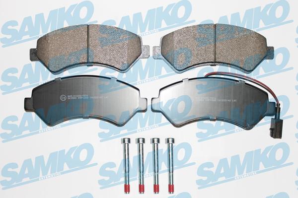 Samko 5SP1288 - Гальмівні колодки, дискові гальма autozip.com.ua