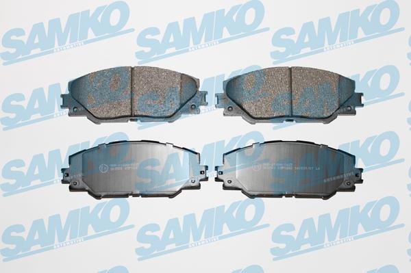 Samko 5SP1282 - Гальмівні колодки, дискові гальма autozip.com.ua