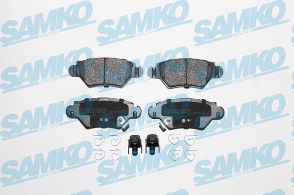 Samko 5SP1227 - Гальмівні колодки, дискові гальма autozip.com.ua
