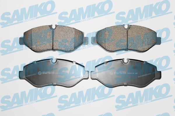 Samko 5SP1275 - Гальмівні колодки, дискові гальма autozip.com.ua