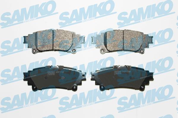 Samko 5SP1746 - Гальмівні колодки, дискові гальма autozip.com.ua