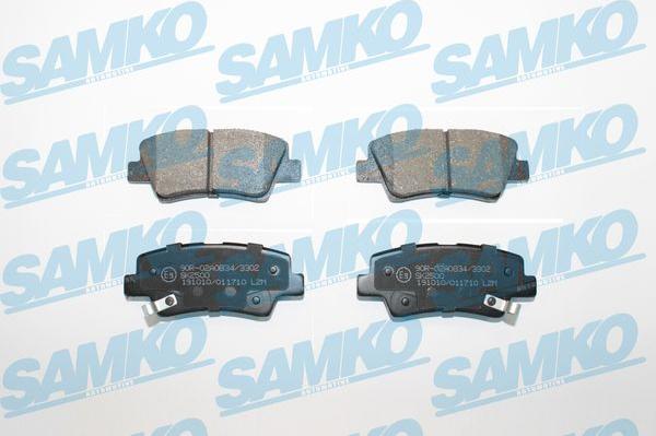 Samko 5SP1710 - Гальмівні колодки, дискові гальма autozip.com.ua