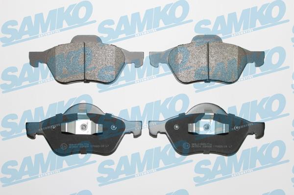 Samko 5SP898 - Гальмівні колодки, дискові гальма autozip.com.ua