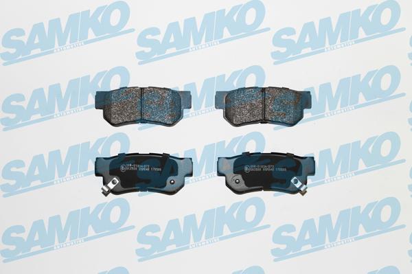 Samko 5SP848 - Гальмівні колодки, дискові гальма autozip.com.ua
