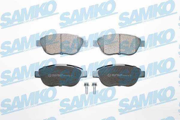 Samko 5SP807 - Гальмівні колодки, дискові гальма autozip.com.ua