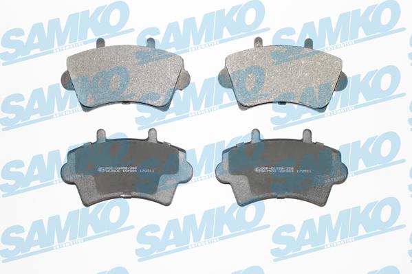 Samko 5SP884 - Гальмівні колодки, дискові гальма autozip.com.ua