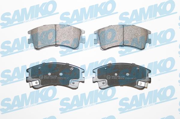 Samko 5SP878 - Гальмівні колодки, дискові гальма autozip.com.ua