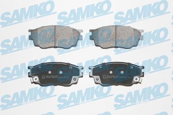 Samko 5SP877 - Гальмівні колодки, дискові гальма autozip.com.ua