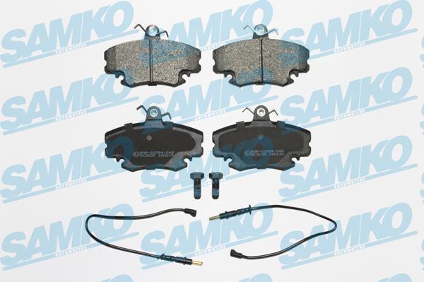 Samko 5SP349 - Гальмівні колодки, дискові гальма autozip.com.ua