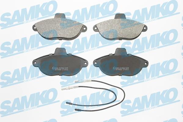 Samko 5SP346 - Гальмівні колодки, дискові гальма autozip.com.ua