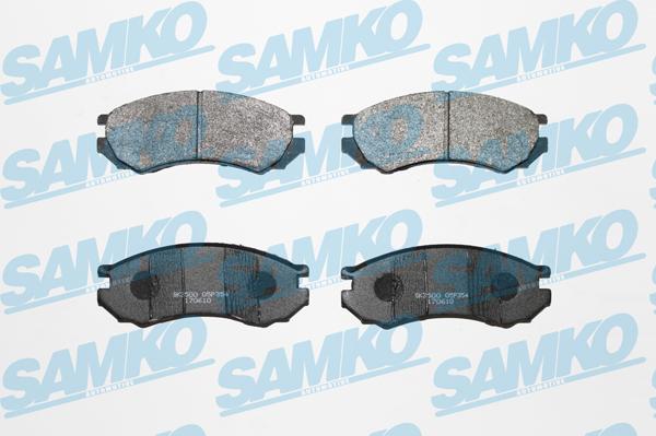 Samko 5SP354 - Гальмівні колодки, дискові гальма autozip.com.ua
