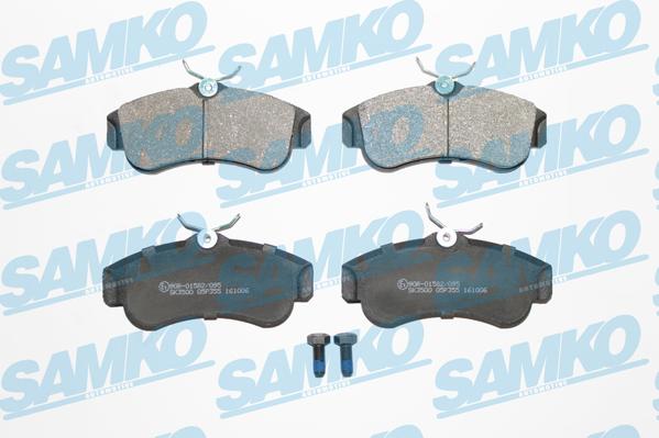 Samko 5SP355 - Гальмівні колодки, дискові гальма autozip.com.ua