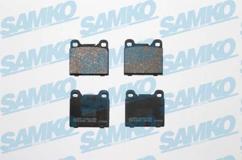 Samko 5SP362 - Гальмівні колодки, дискові гальма autozip.com.ua