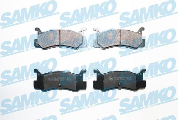 Samko 5SP367 - Гальмівні колодки, дискові гальма autozip.com.ua